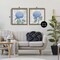 Stupell Industries Blue Hydrangea Garden Blooms 2pc Floating Frame Set By Paul Brent